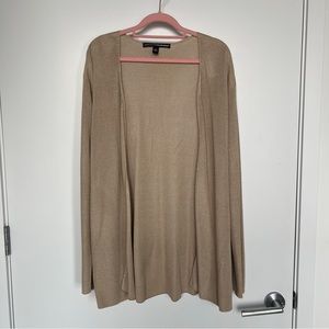 Linda Allard x Ellen Tracy long line silk cardigan